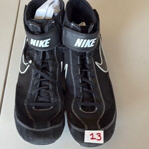 Nike Black High-Top Athletic Shoes